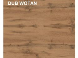 Závěsná skříňka HOLTEN SFW/156, dub wotan/bílý lesk