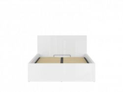 Tetrix postel s roštem LOZ/140/B, bílý lesk