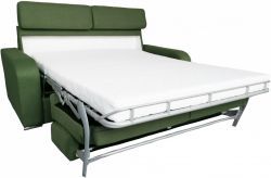 Pohovka s postelí pro každodenní spaní DESTINE 140/G, potah METRO 37 zelená skladem, ostatní na objednávku TOP