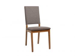 FORN jídelní židle, dub stirling/šedá BRW