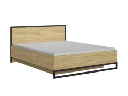 RAMLA postel LOZ/160/B + rošt, jasan horský BRW