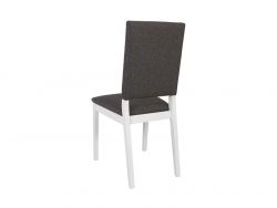FORN jídelní židle, bílá teplá/šedá BRW